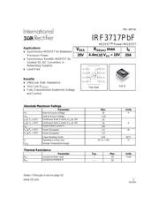 IRF3717PBF datasheet.datasheet_page 1