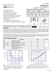 IRF6637TR1 datasheet.datasheet_page 1