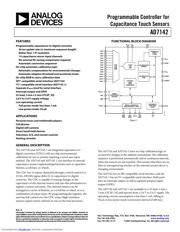 AD7142ACPZ-1REEL 数据规格书 1