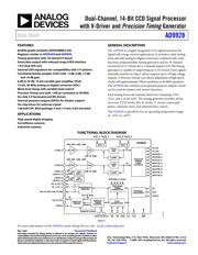 AD9928BBCZ 数据规格书 1