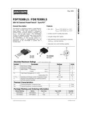 FDP7030BLS datasheet.datasheet_page 1