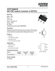 ZXTP19060CGTA datasheet.datasheet_page 1