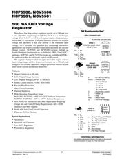 NCP5501DT50G 数据规格书 1