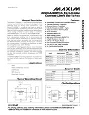 MAX4773EUT+ datasheet.datasheet_page 1