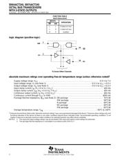 SN74ACT245DBR datasheet.datasheet_page 2