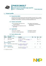 PHKD13N03LT 数据规格书 1