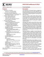 XC2C128-6VQ100I datasheet.datasheet_page 1