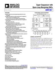 ADM1067ACPZ 数据规格书 1