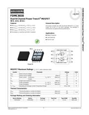 FDMC8030 datasheet.datasheet_page 1