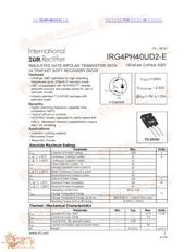 IRG4PH40UD2-E 数据规格书 1