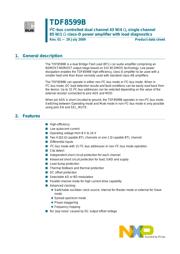 TDF8599BTH/N1,512 datasheet.datasheet_page 1