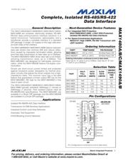 MAX1490AEPG+ Datenblatt PDF