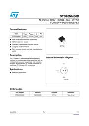 STB20NM60D datasheet.datasheet_page 1