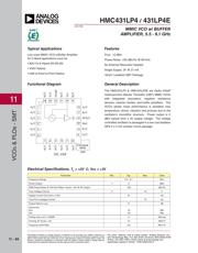 HMC431LP4E 数据规格书 1