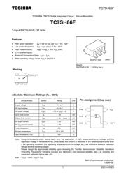 TC7SH86F,LJ(CT datasheet.datasheet_page 1