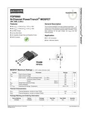 FDP8860 datasheet.datasheet_page 1