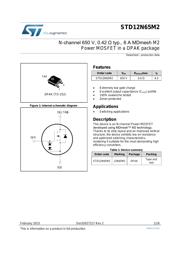 STD12N65M2 datasheet.datasheet_page 1