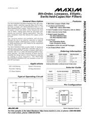 MAX7400ESA+ datasheet.datasheet_page 1