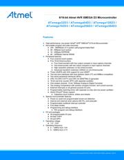 ATXMEGA32D3-MH 数据规格书 1