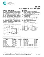 DS1307+ 数据手册