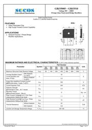 GBJ3510 数据规格书 1