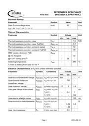 SPB07N60C3XT datasheet.datasheet_page 2