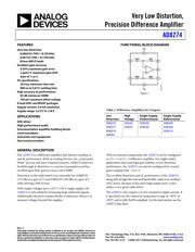 AD8274ARMZ datasheet.datasheet_page 1