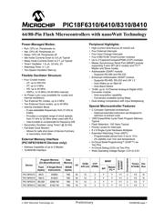 PIC18F6410T-I/PT datasheet.datasheet_page 3