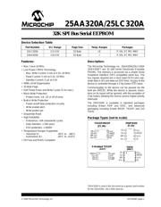 25LC320A-E/MS 数据规格书 1