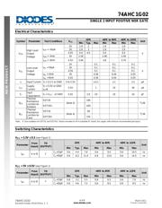 74AHC1G02SE-7 datasheet.datasheet_page 4