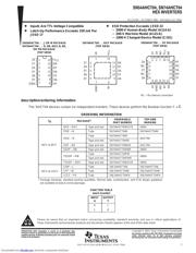 AHCT04 datasheet.datasheet_page 1