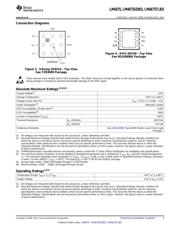 LM4675TLX/NOPB datasheet.datasheet_page 3