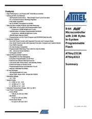 ATTINY4313-PU 数据规格书 1