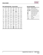 IS61LV12824-10TQ datasheet.datasheet_page 2