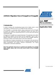 ATMEGA8A-AN 数据规格书 1