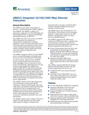 AR8031-AL1B datasheet.datasheet_page 1