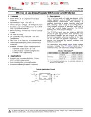 TPS73701DRBT Datenblatt PDF
