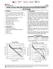 LM7301 Datenblatt PDF