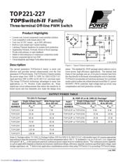 TOP222G-TL 数据规格书 1