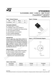 STW38NB20 datasheet.datasheet_page 1