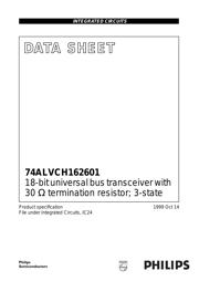 74ALVCH162601DGGS 数据规格书 1