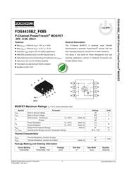 FDS4435BZ_F085 数据规格书 1