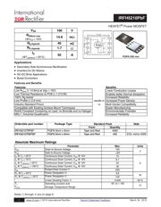 IRFH5210TRPBF 数据规格书 1