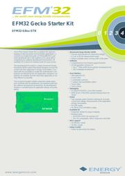 EFM32-G8XX-STK 数据规格书 1