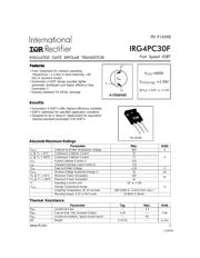 IRG4PC30FPBF 数据规格书 1