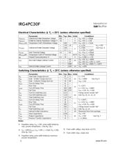 IRG4PC30FPBF 数据规格书 2