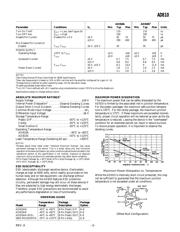 AD810AN 数据规格书 3