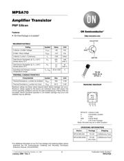 MPSA70 datasheet.datasheet_page 1