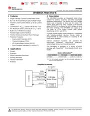 DRV8840PWPR 数据规格书 1