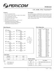 PI3B16244AE 数据规格书 1